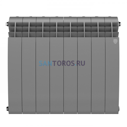 Радиатор Royal Thermo 500 х 8 секций BiLiner Silver Satin биметаллический секционный НС-1176319